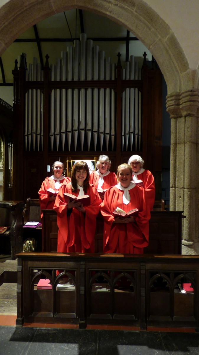 a picture of the church choir
